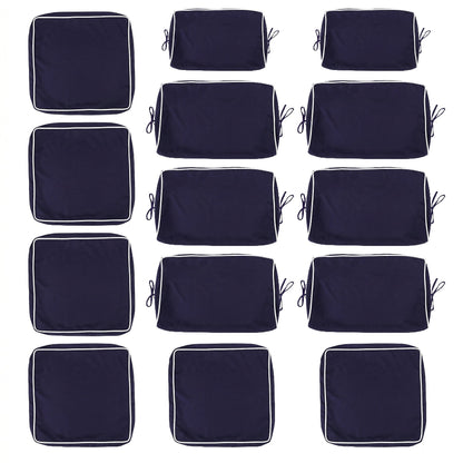 Cushion Covers for 7 Pcs Wicker Rattan Sectional Sofa