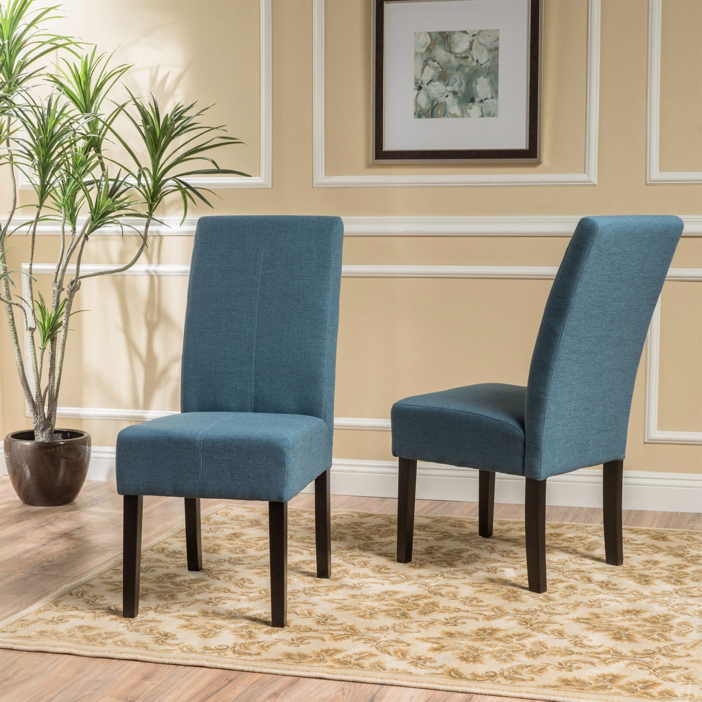 Pertica Dining Upholstered Armless Chairs (Set of 2)
