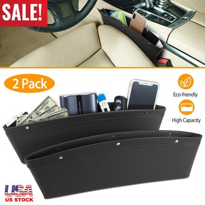 2-Pack Deluxe Seat-Wedge Organizer