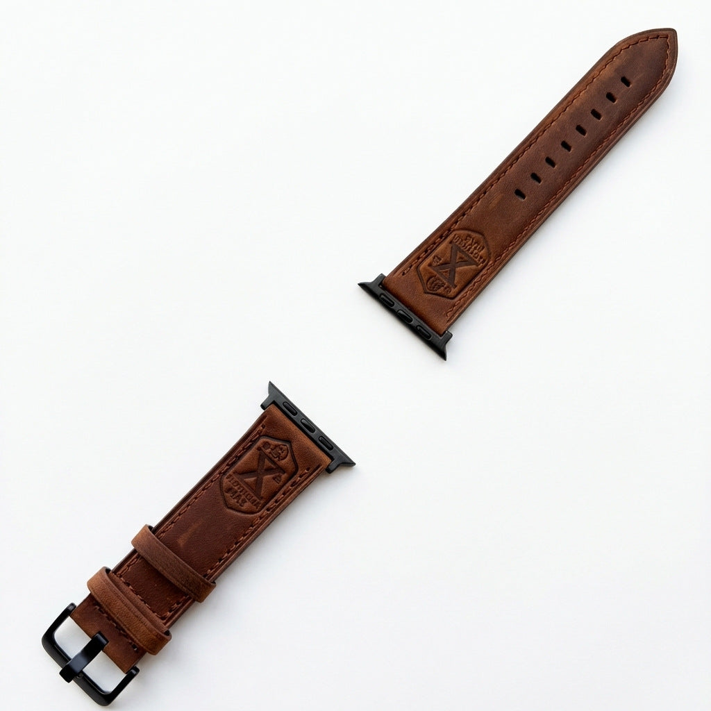 Vintage Crazy Horse Leather Watch Strap