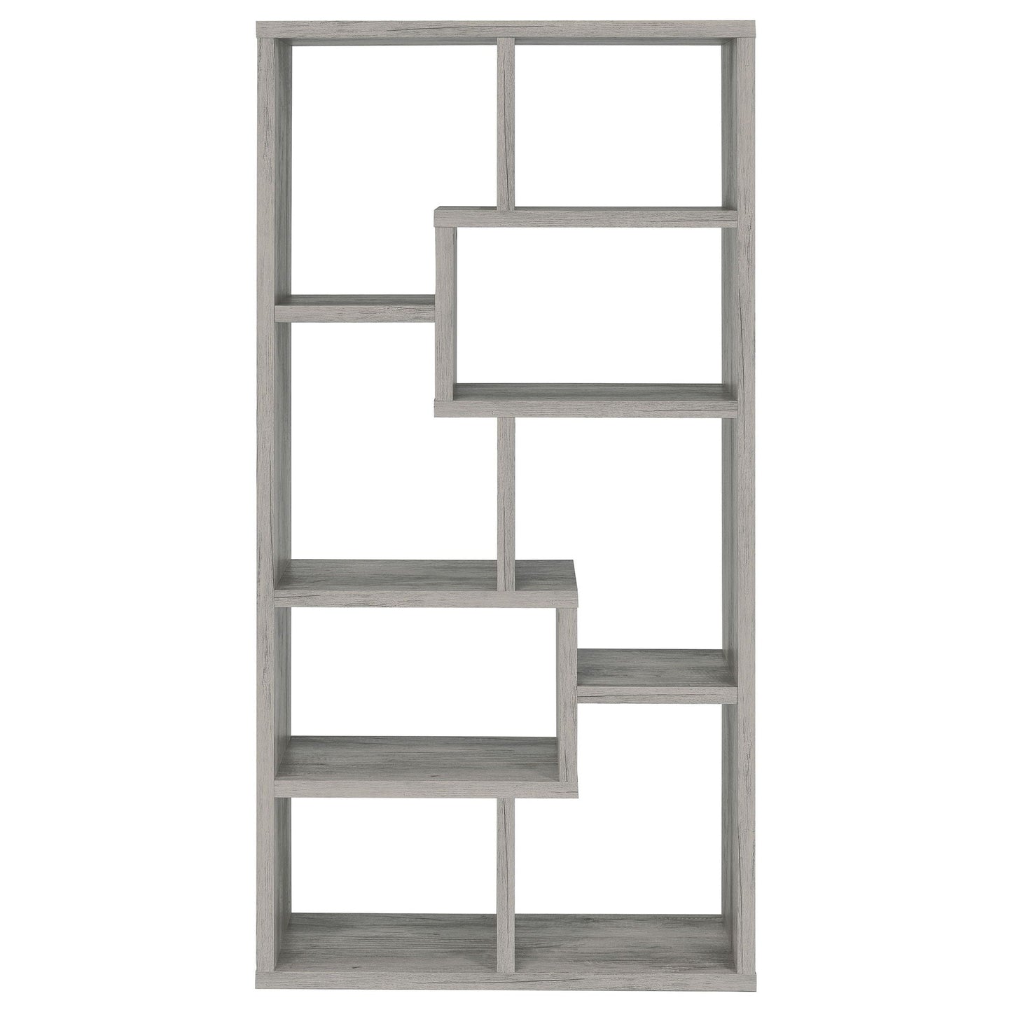 Lawton - 7 Shelf Bookshelf - Driftwood