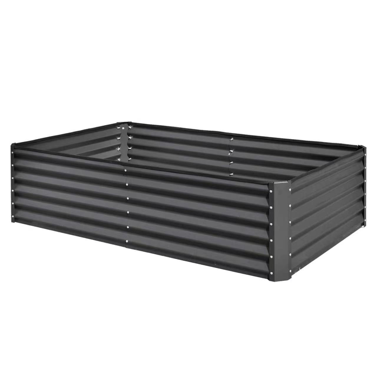6x3x1.5ft Galvanized Raised Garden Bed