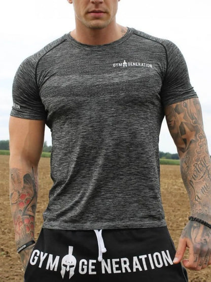 Men's Plus Size Round Neck Short Sleeve T-Shirt