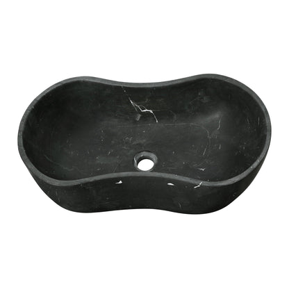 Bathroom Vessel Sink With Wavy Design