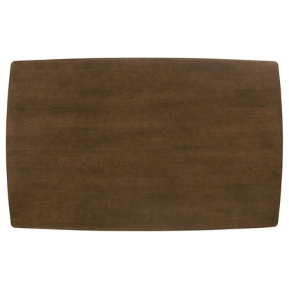 Kersey 5-piece Rectangular Dining Table Set Chestnut