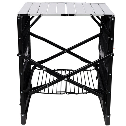 Folding Camping Kitchen Table - Portable Outdoor Cooking Station