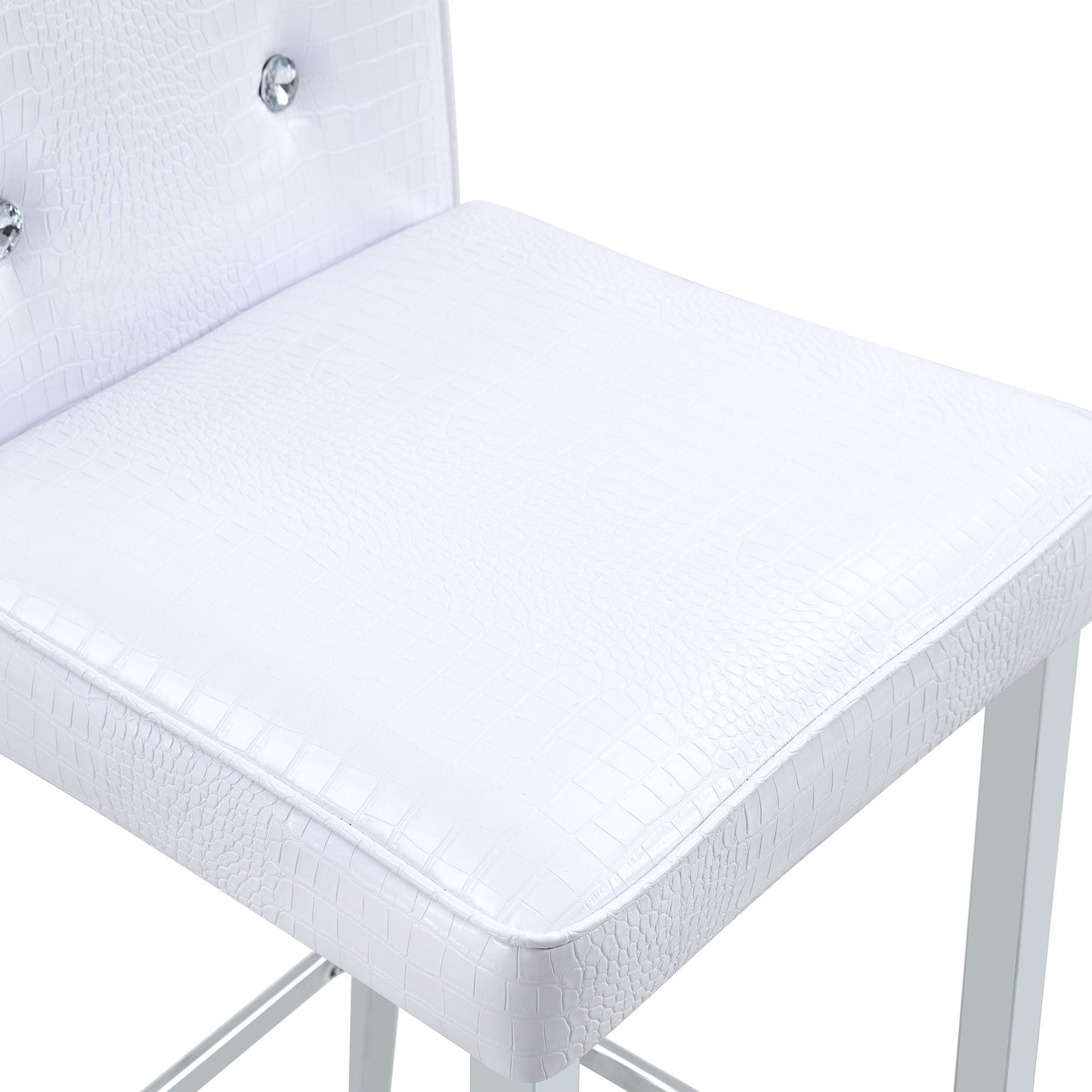 Bar Chairs & Crystal Clasp Design (Set of 2)