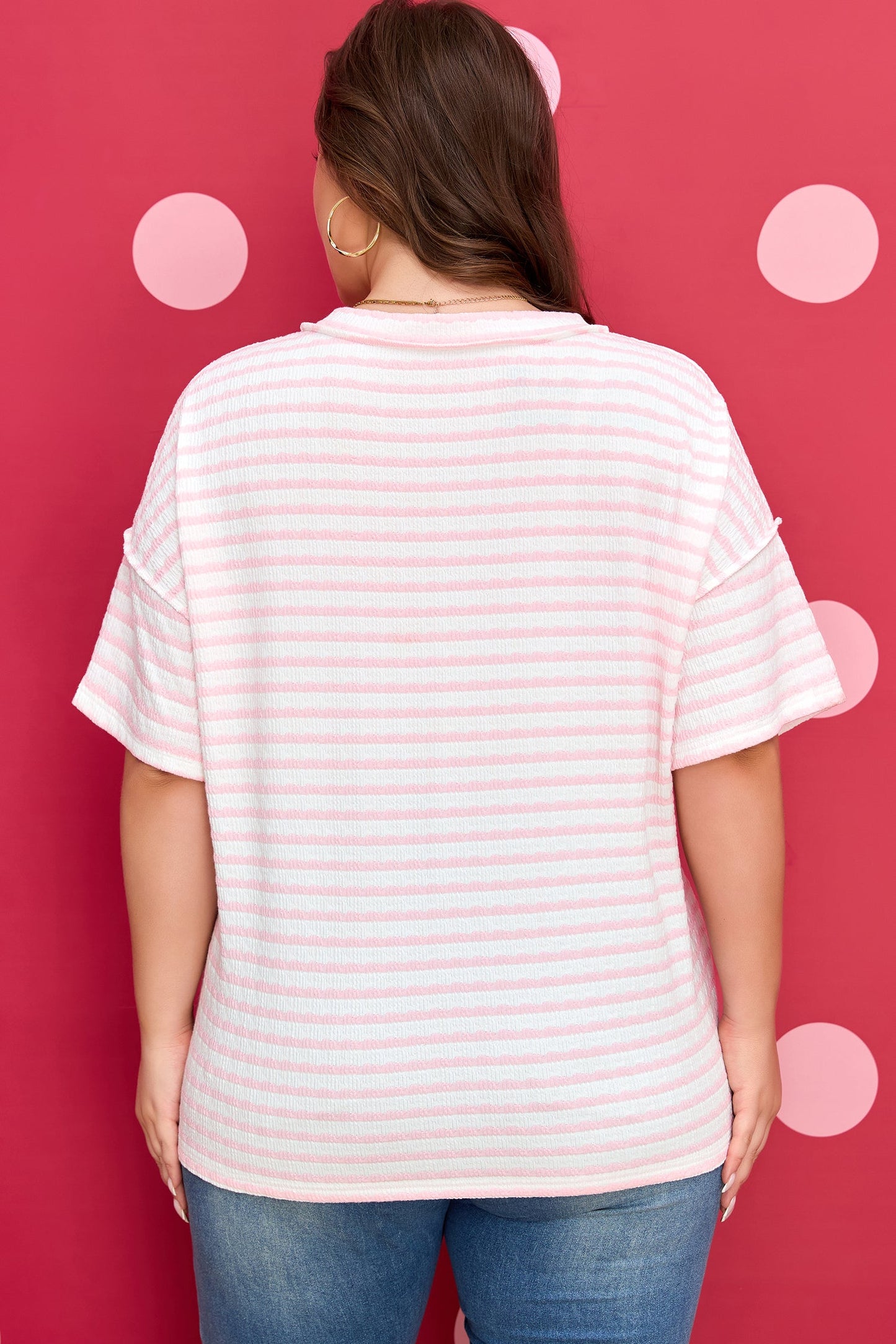 Nora Seam Patchwork T PLUS Shirt