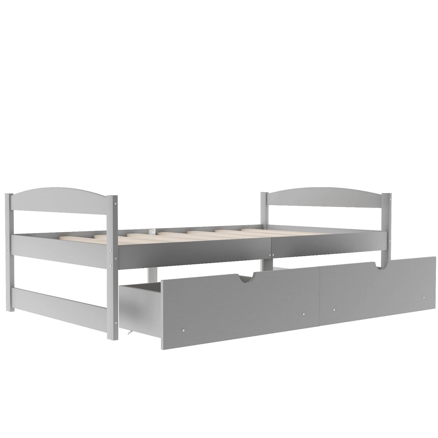 Platform Bed With 2 Drawers