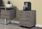 Rolling Mobile File Cabinet with Storage Drawers & Printer Stand