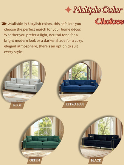 FX-P11-CW 3-Seater Sofa for Living Room