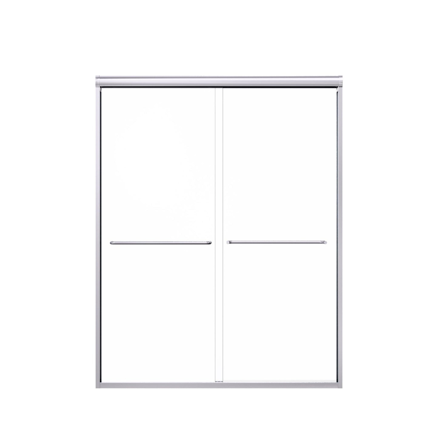 Modern Semi Frameless Double Sliding Shower Door