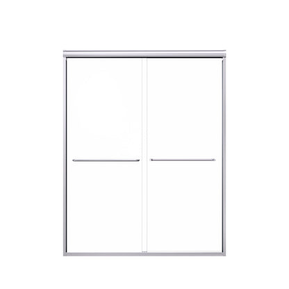 Modern Semi Frameless Double Sliding Shower Door