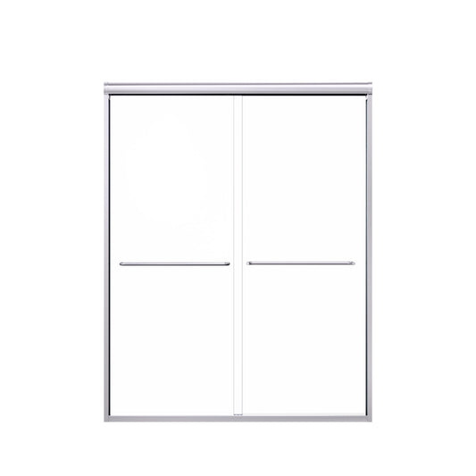 Modern Semi Frameless Double Sliding Shower Door