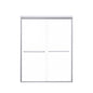 Modern Semi Frameless Double Sliding Shower Door