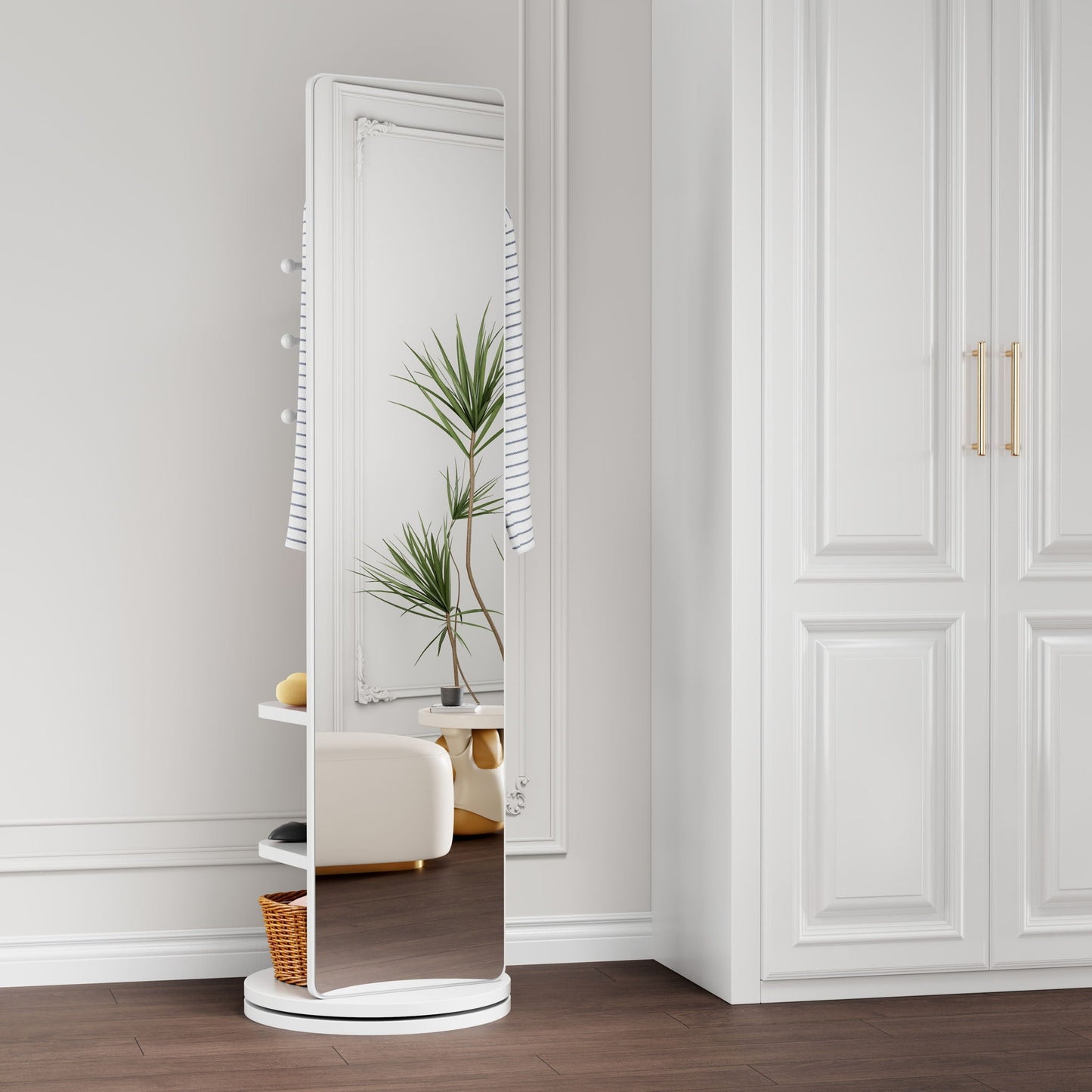 3 In 1 Multifunctional Full-Length Clothing Mirror