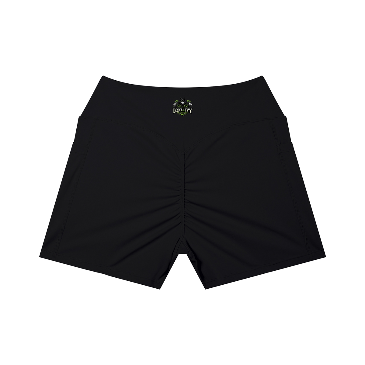 Loki & Ivy Women’s High Rise Pocket Yoga Shorts