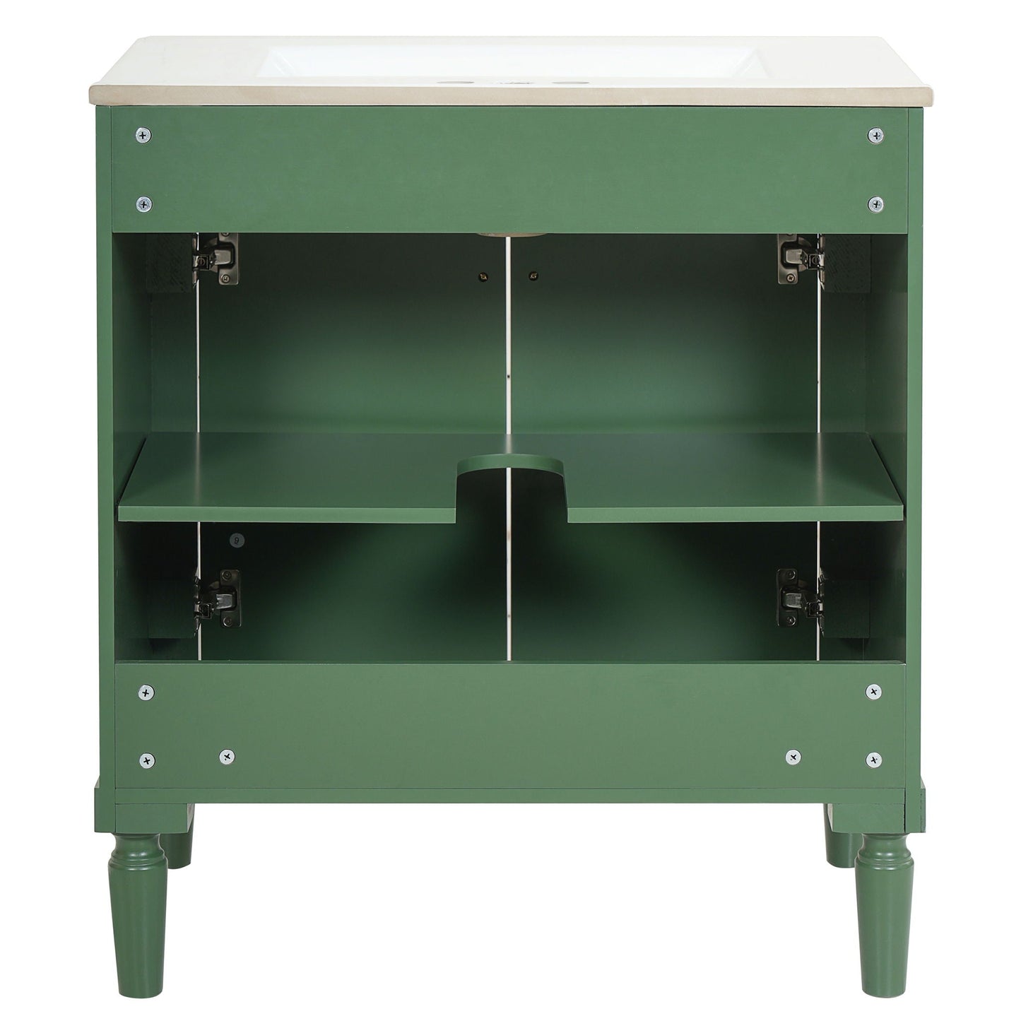 Bathroom Vanity Cabinet With Sink, Soft Close Doors, Storage Cabinet