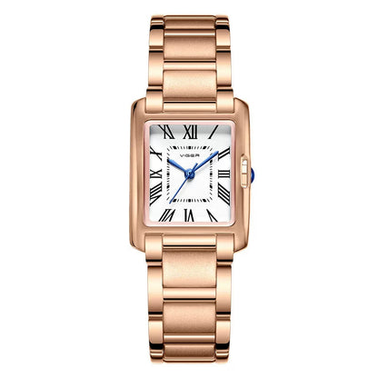 Vagran Needle Square Womens Retro Fashion Small Square Watch