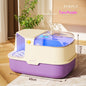 Enclosed Splash-Proof Cat Litter Box