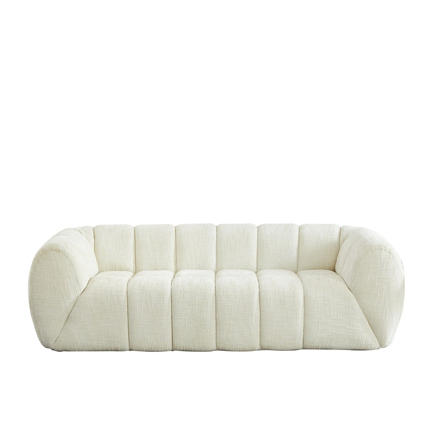 Modern Sofa With Piano Key Backrest
