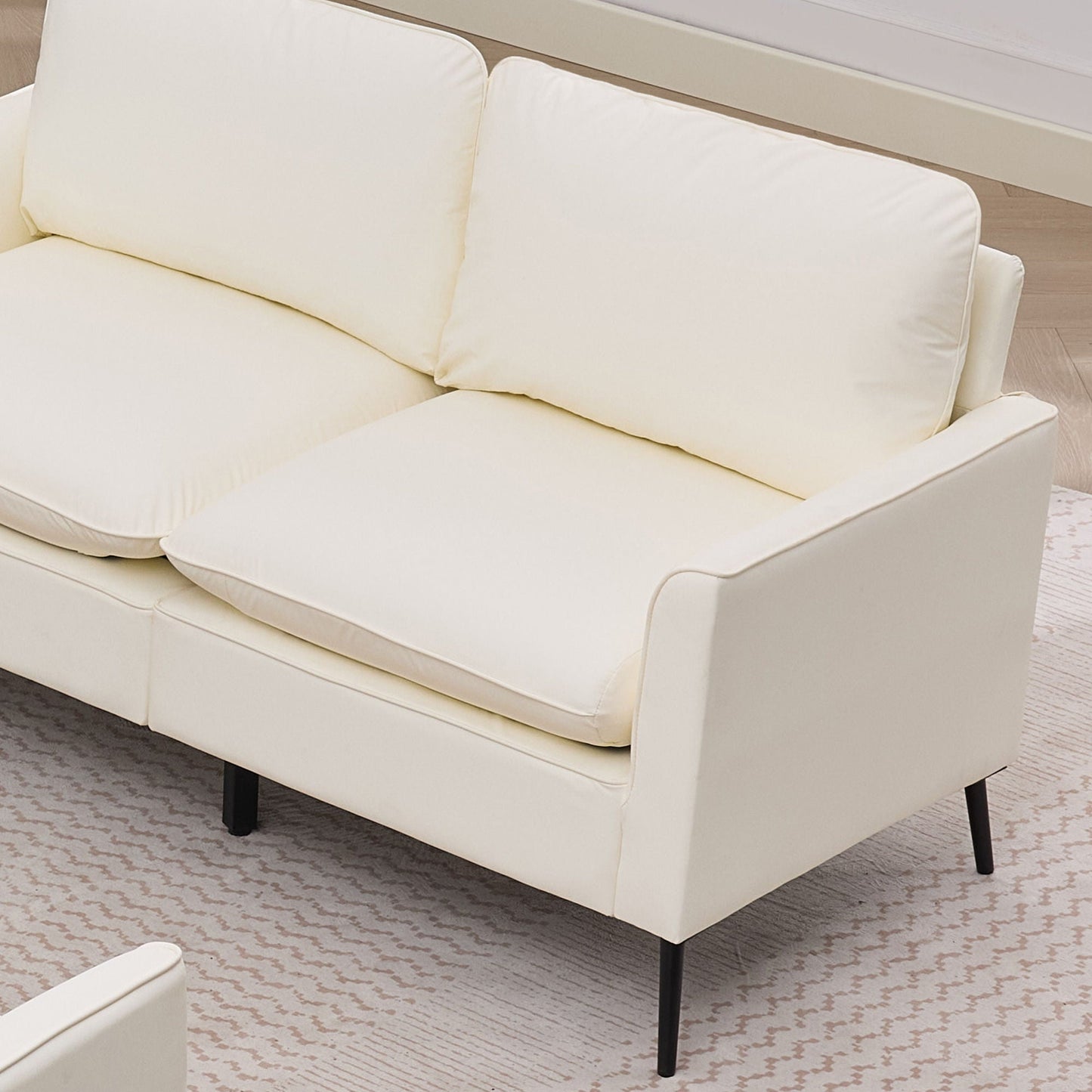 Upholstered Loveseat, For Living Room