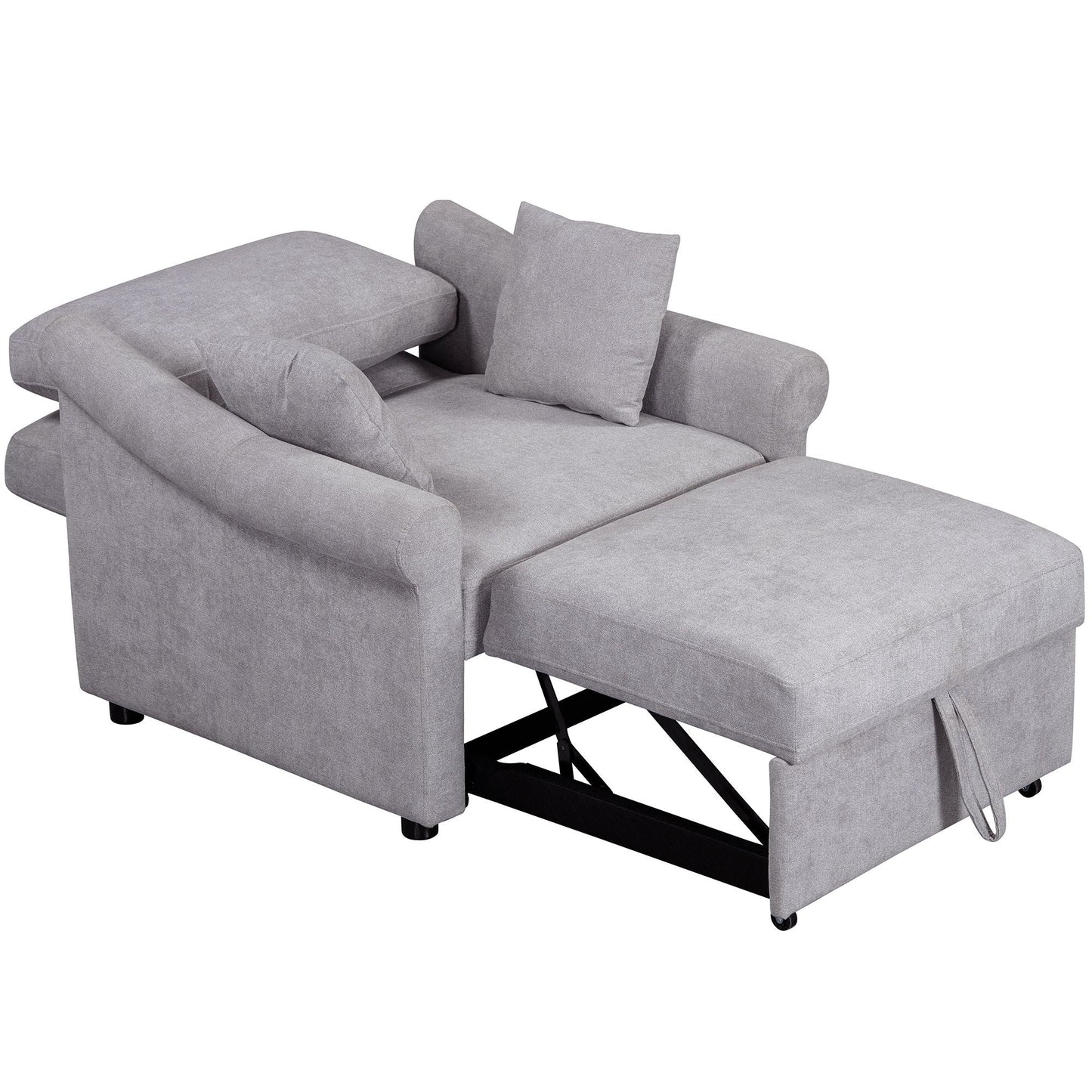 Convertible Sleeper Chair With Adjustable Backrest