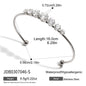 Silver Zircon Bangle Collection