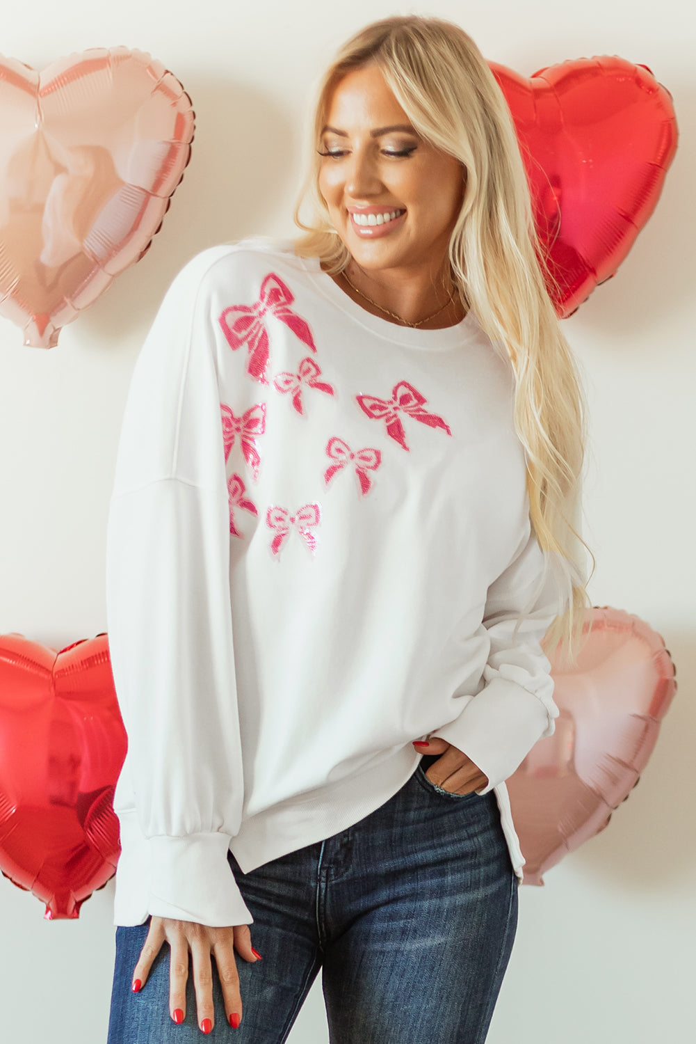 Vada High Low Oversize Sweatshirt