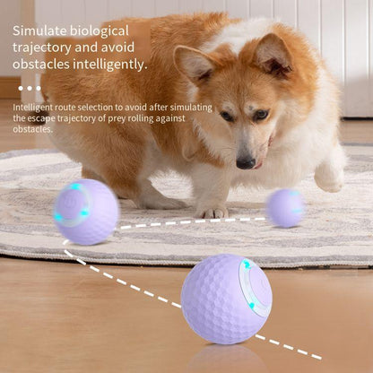 Pet Gravity Smart Rolling Ball Cat Toy For Boredom Relief