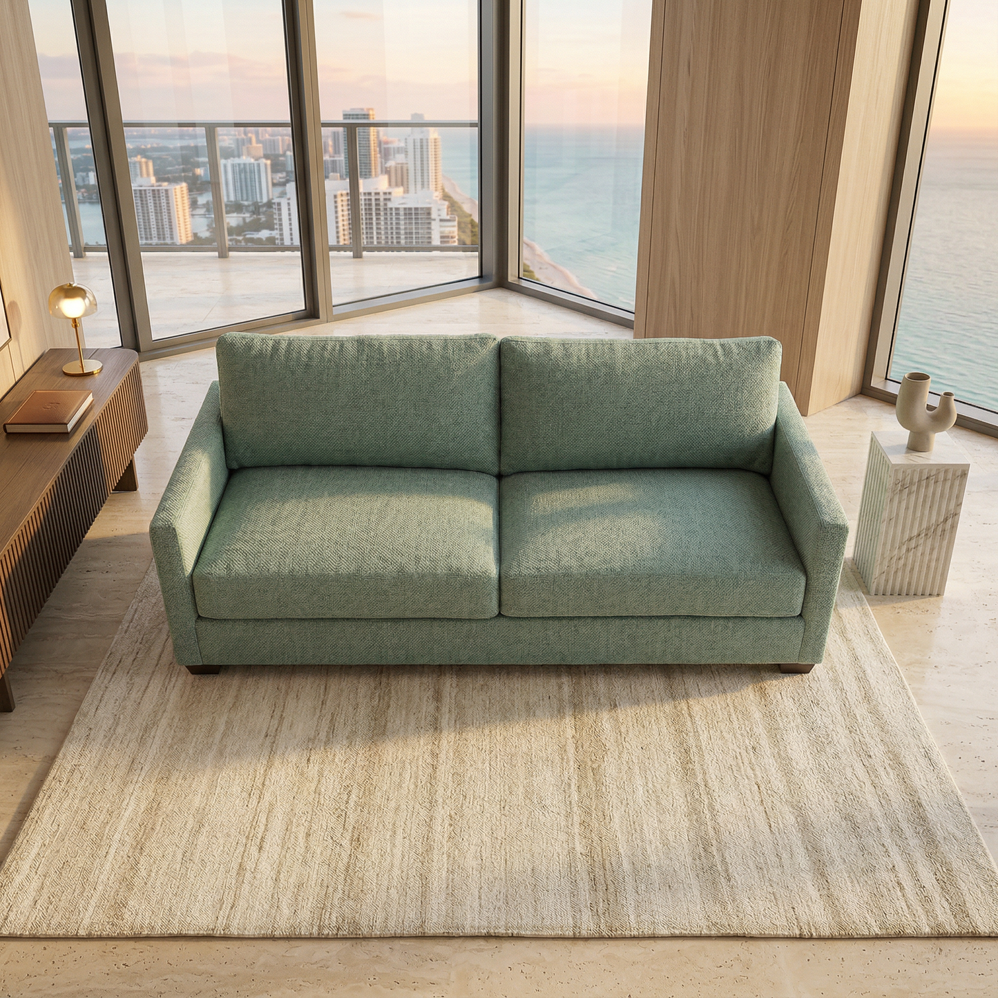 Damon Sofa – Made in USA, Custom Fabric Options