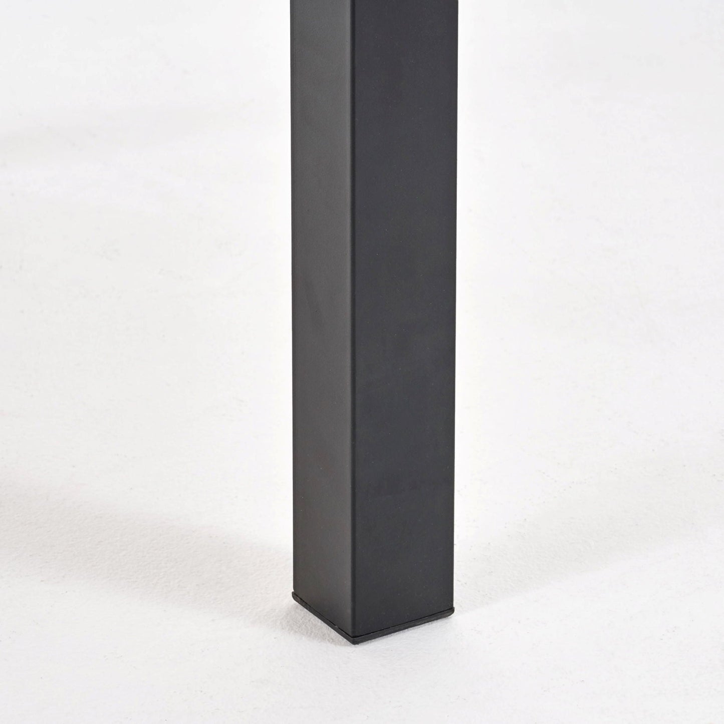 7 Piece Outdoor Dining Set With Table And 6 Chairs - Black / Gray / Teak