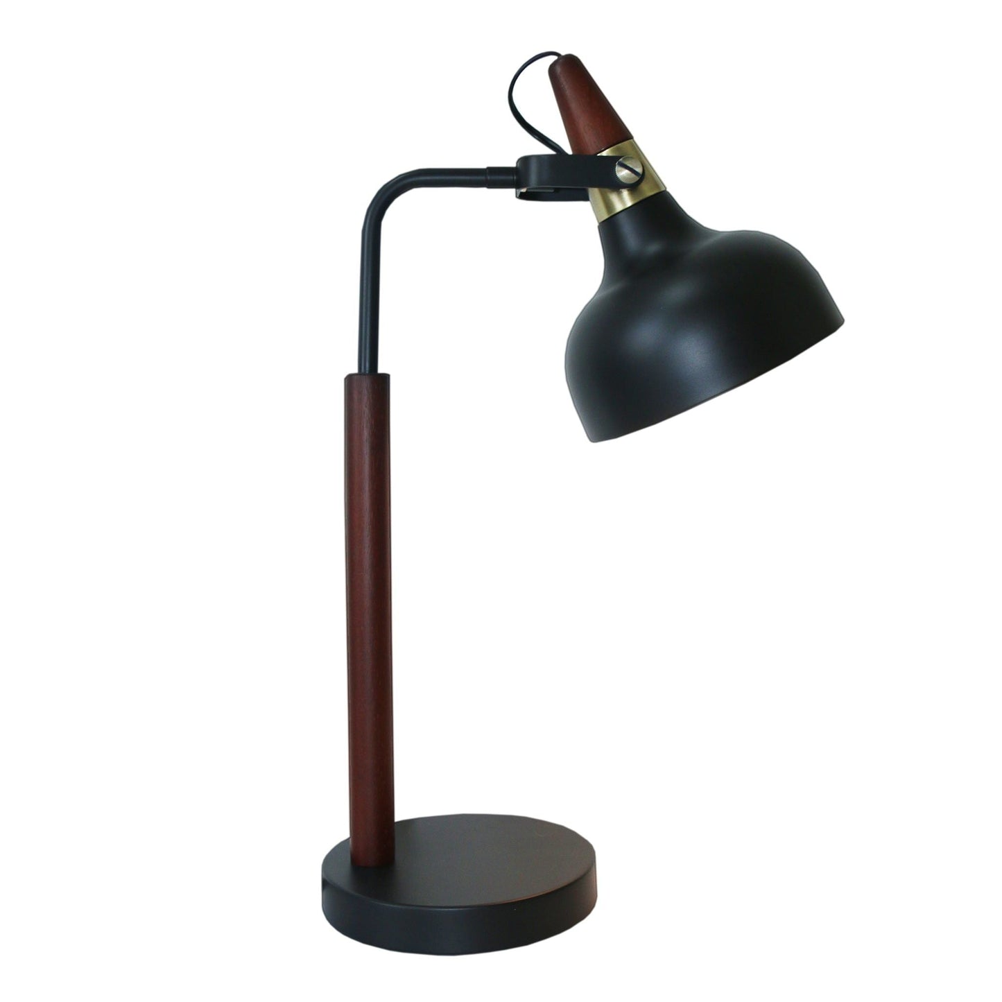Glowlite - Table Lamp With Cone Shade - Black