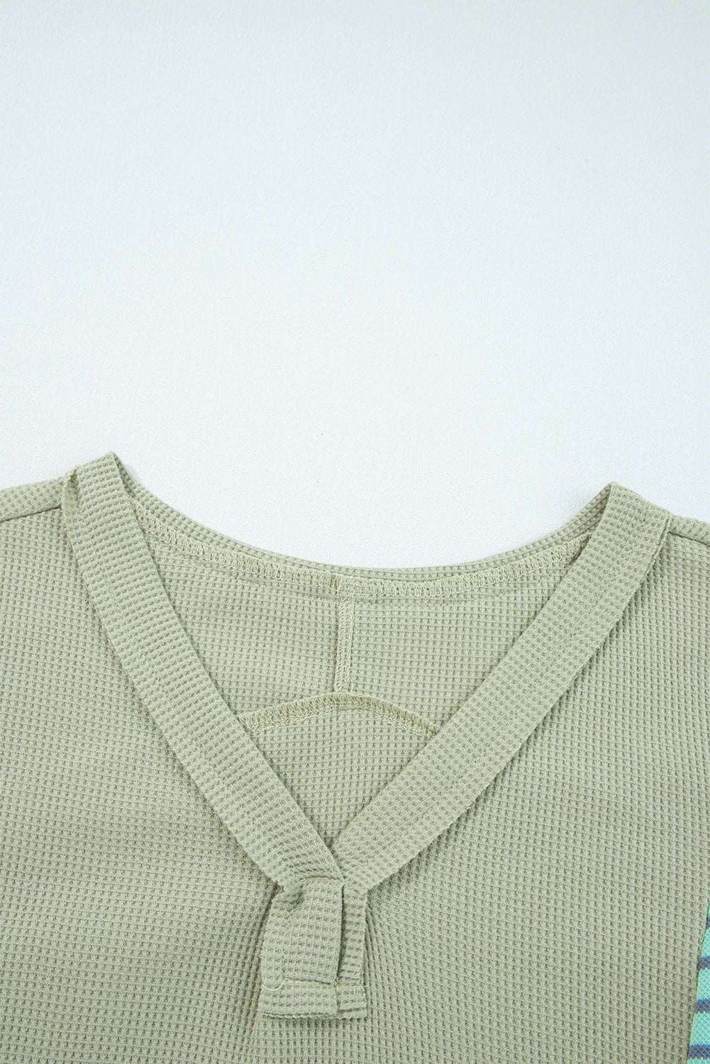 Madison Exposed Seam Waffle Baggy Pullover