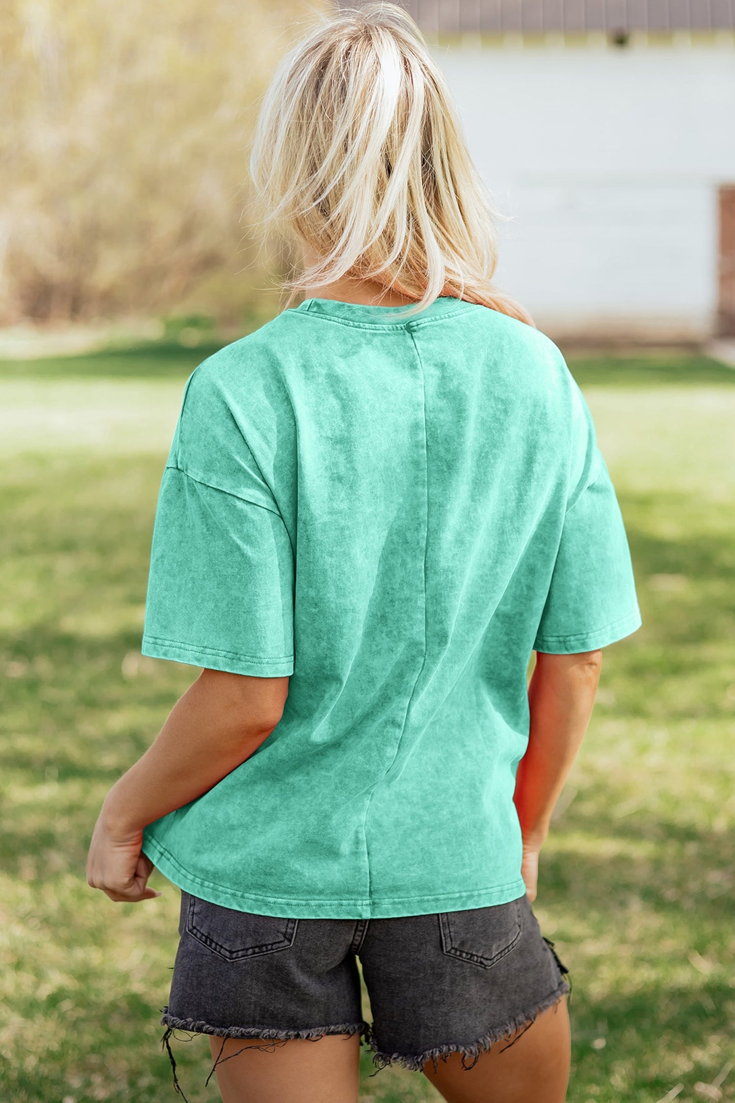 Itzel Mineral Washed Oversize Tee