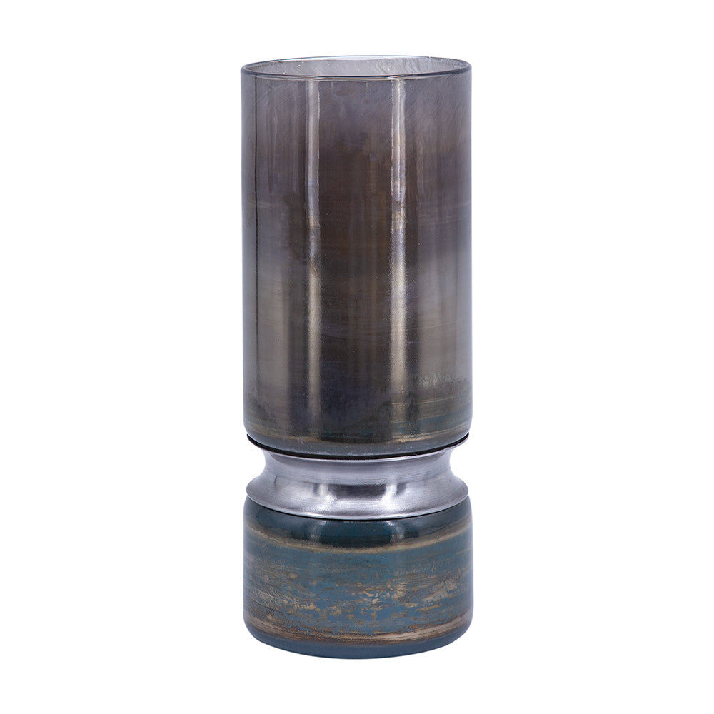 D5.1x13.2" Glass Vase