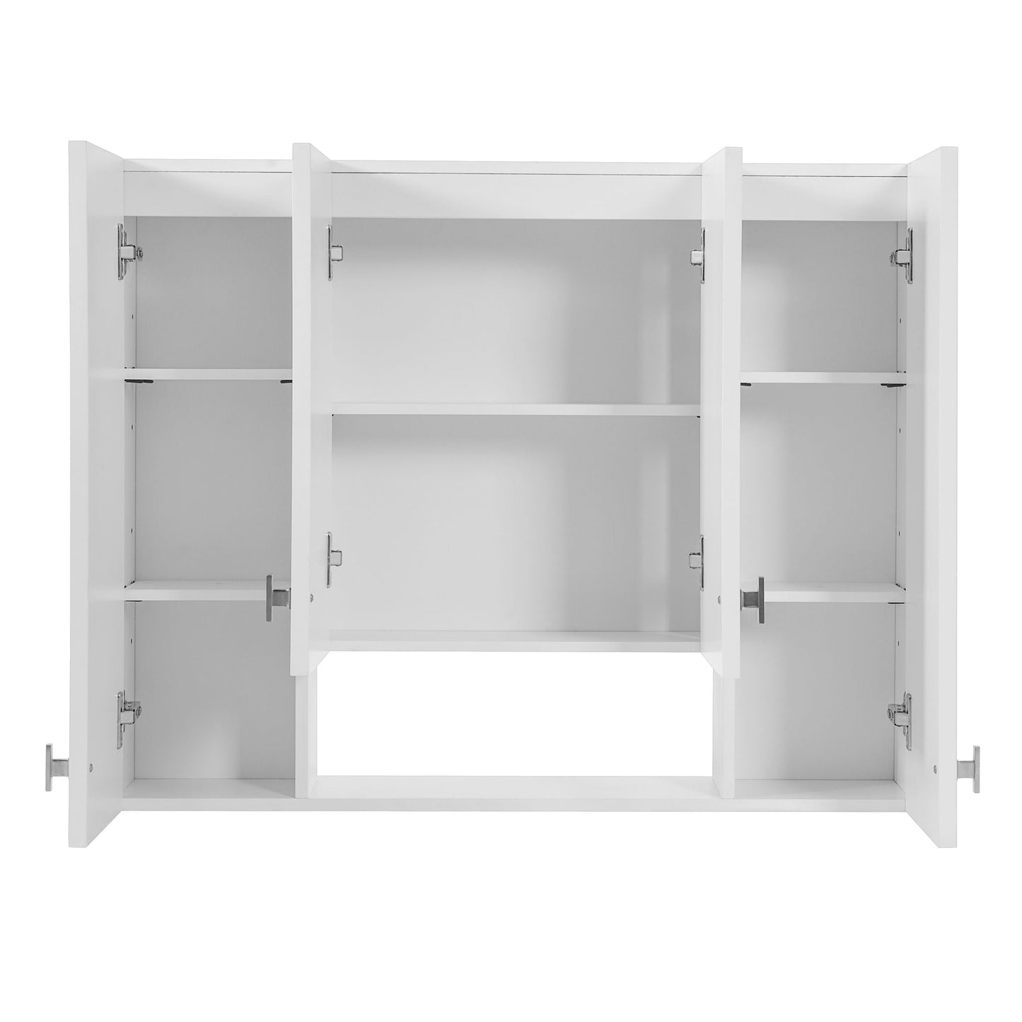Wall Mounted Bathroom Cabinet With 5 Adjustable Shelves