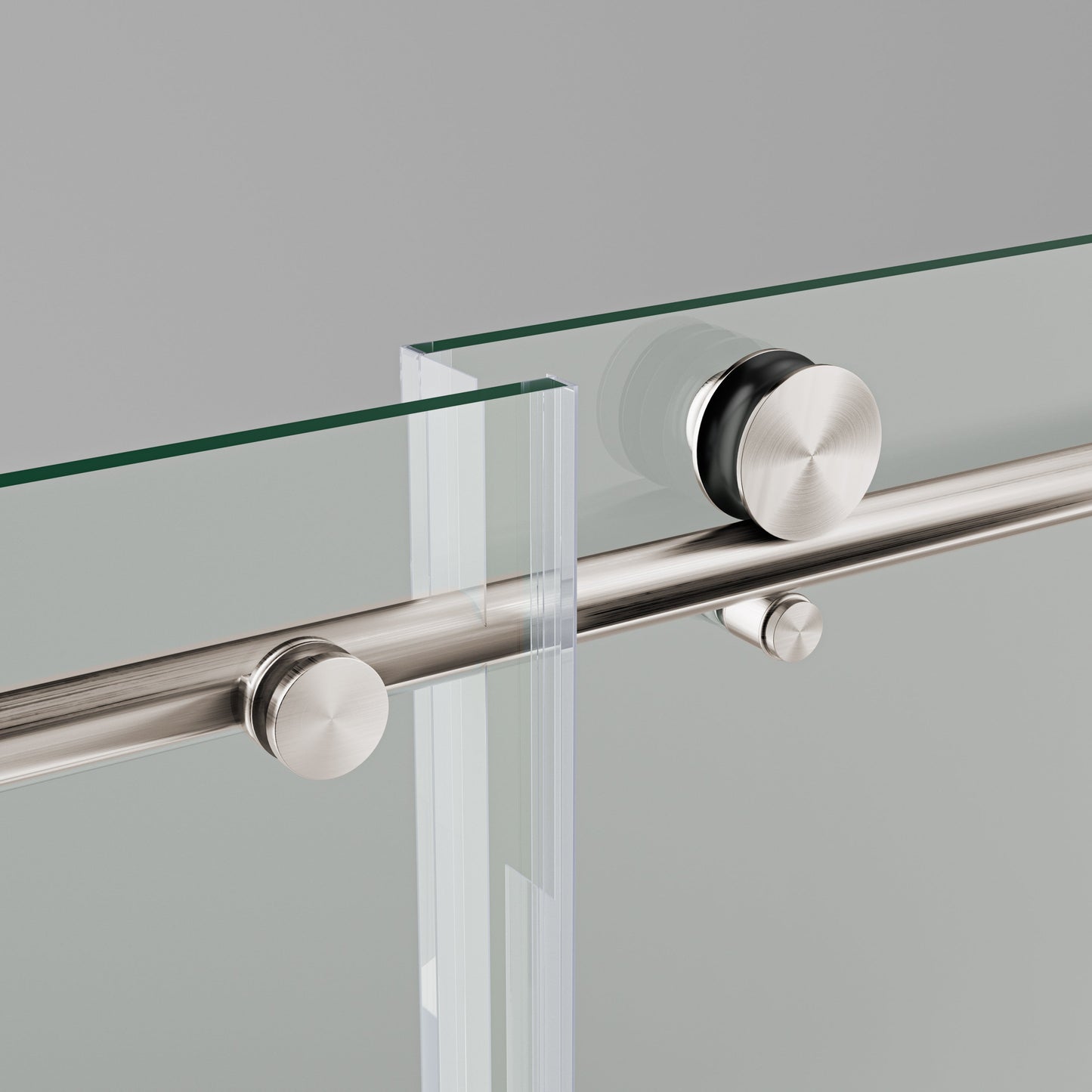 56-60"W x 76"H Frameless Sliding Shower Door