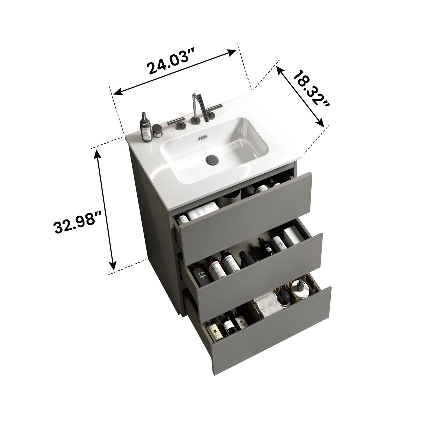 TIA 24" Bathroom Vanity