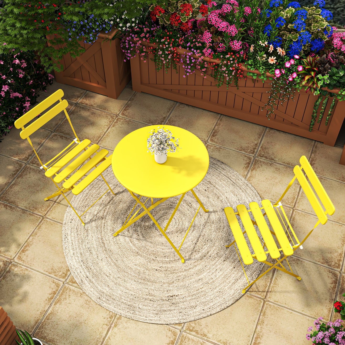 Bistro Table and Chairs Set of 2