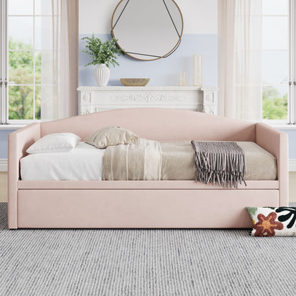 Daybed With Pop Up Trundle, Upholstered Sofa Bed