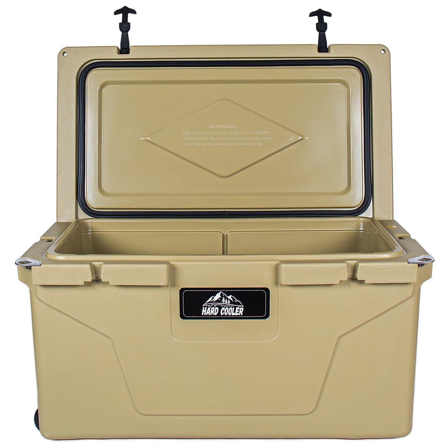 85 Quart Khaki Bear-Resistant Rotomolded Cooler