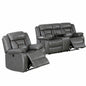 Living Room Set With Pillow Armrest And Tufted Backrest