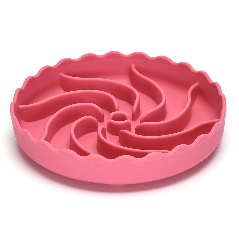 Slow Food Bowl For Dogs Food Grade Silicone Bowl For Slow Pet Food With Suction Cup Non-slip For Licking Rice