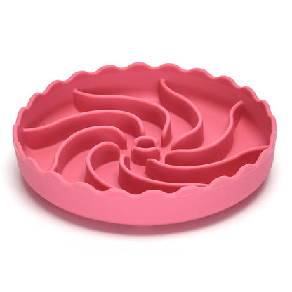 Slow Food Bowl For Dogs Food Grade Silicone Bowl For Slow Pet Food With Suction Cup Non-slip For Licking Rice