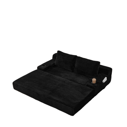 70.8-Inch Corduroy Two-in-One Sofa Bed