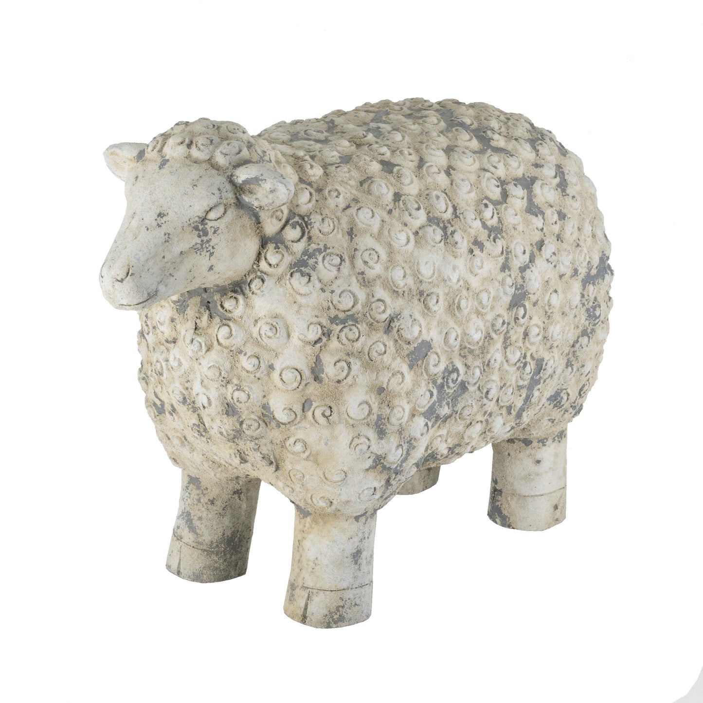 25.5x13x18" Magnesium Sheep Figurine with Weathered Finish