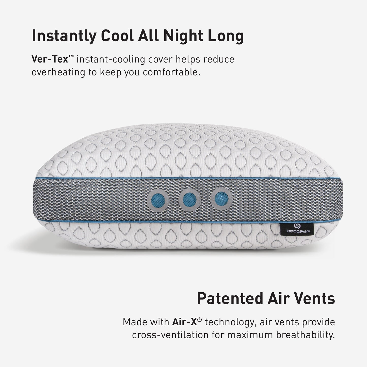 BedGear Frost Performance® Pillow, Size 2.0