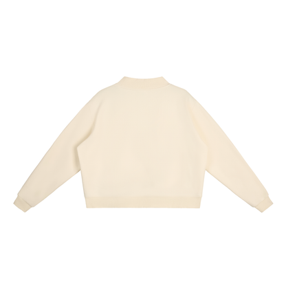 Loki & Ivy Essential Women's Fleece Mock-Neck Crew Sweatshirt