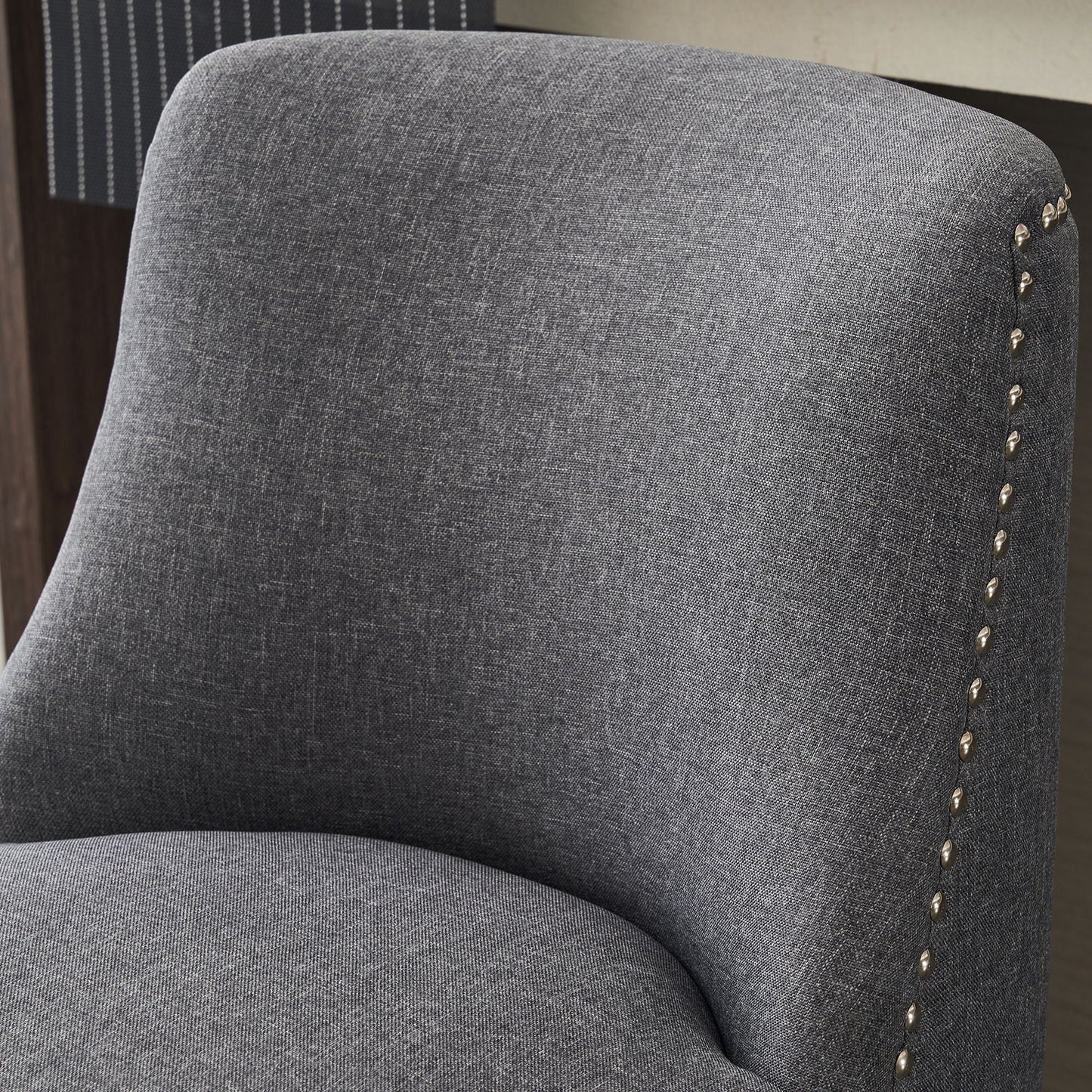 Upholstered Swivel Bar Stool